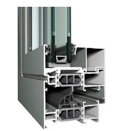 Aluminium vast raam