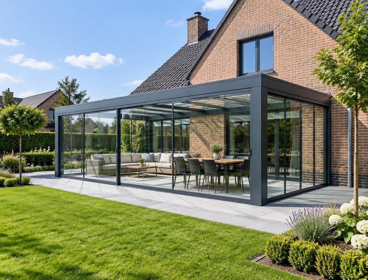 Aluminium veranda
